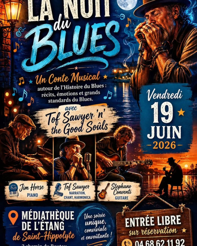 LA NUIT DU BLUES A LA MEDIATHEQUE